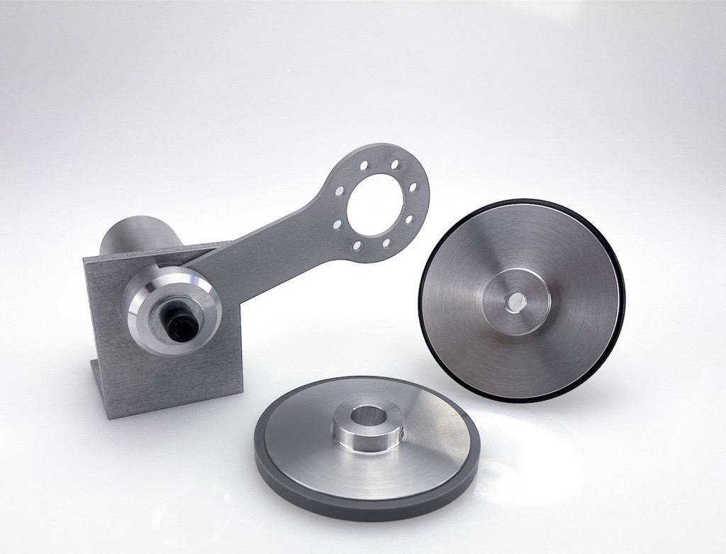 New low cost version spring-arm and measuring wheel