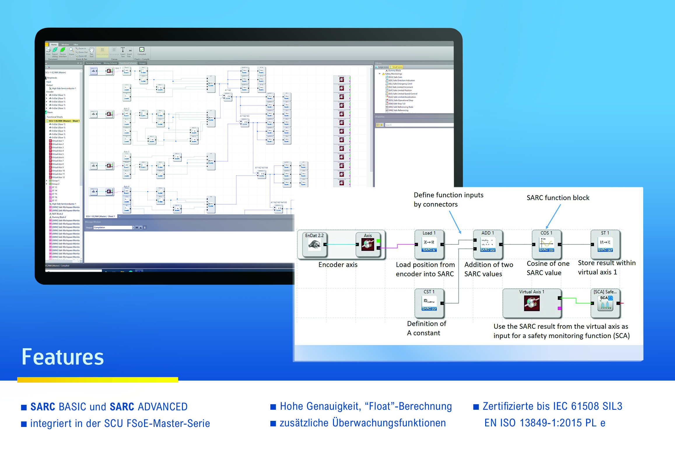 SafePLC² - kinematic module: Sarc ARthmetic Calculations (SARC)