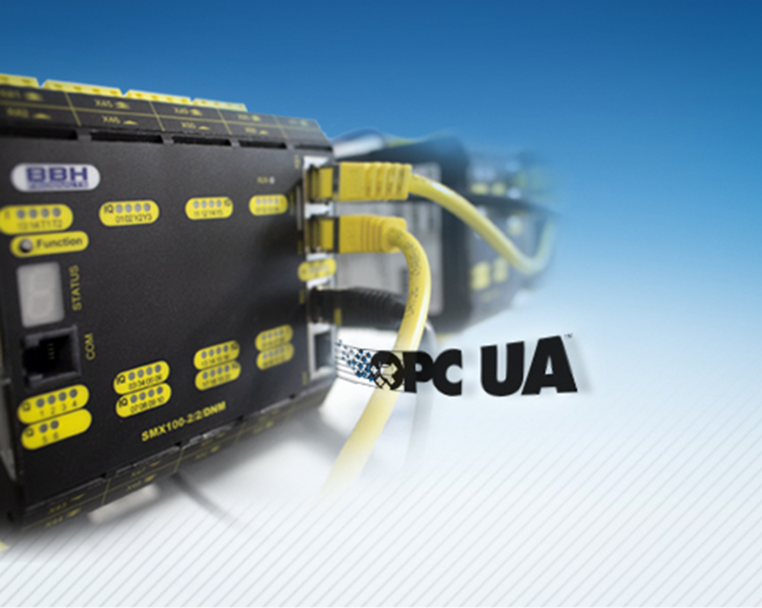 SMX series safety controller with integrated OPC UA server