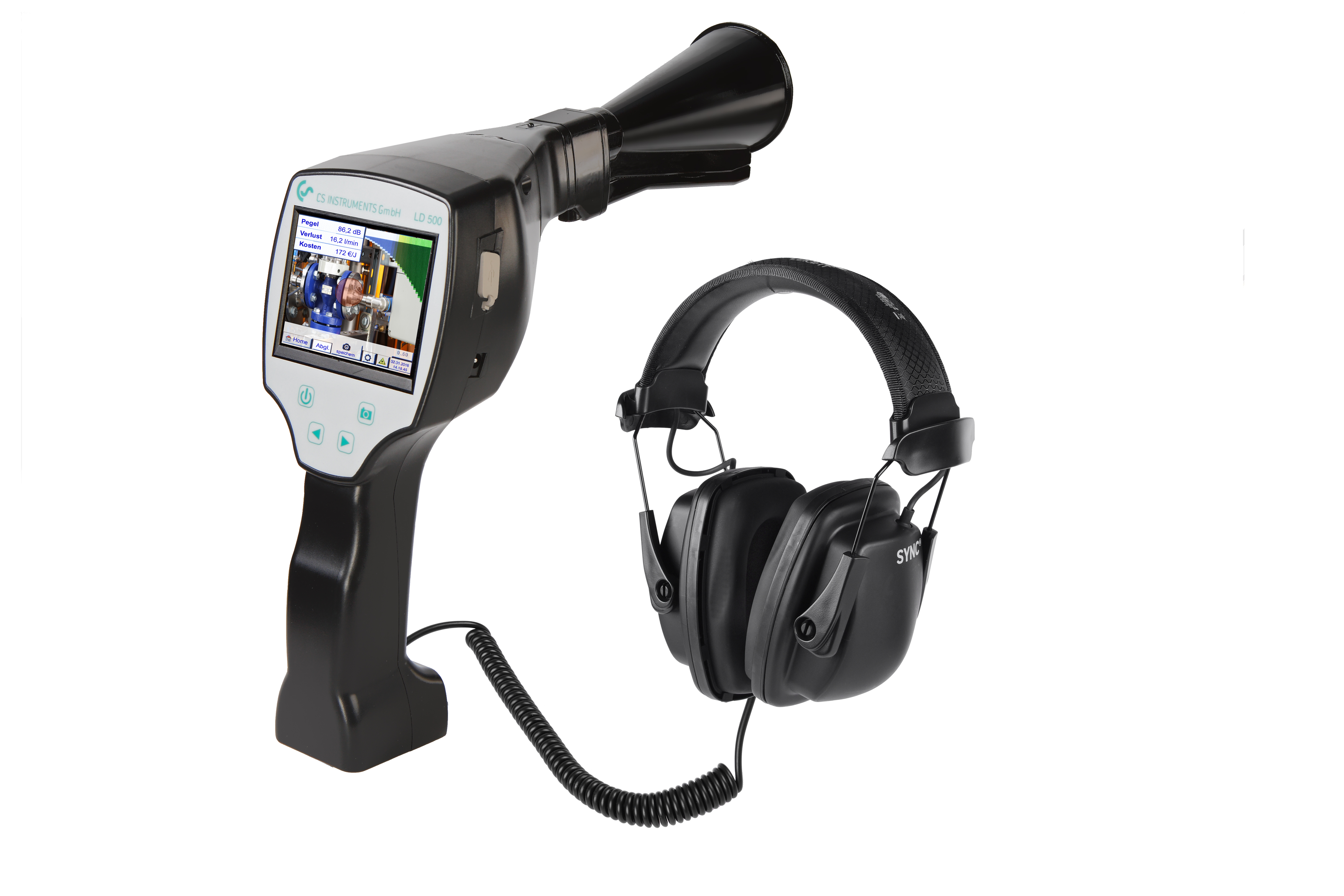 Leak detector with integrated camera LD 500/ LD 510