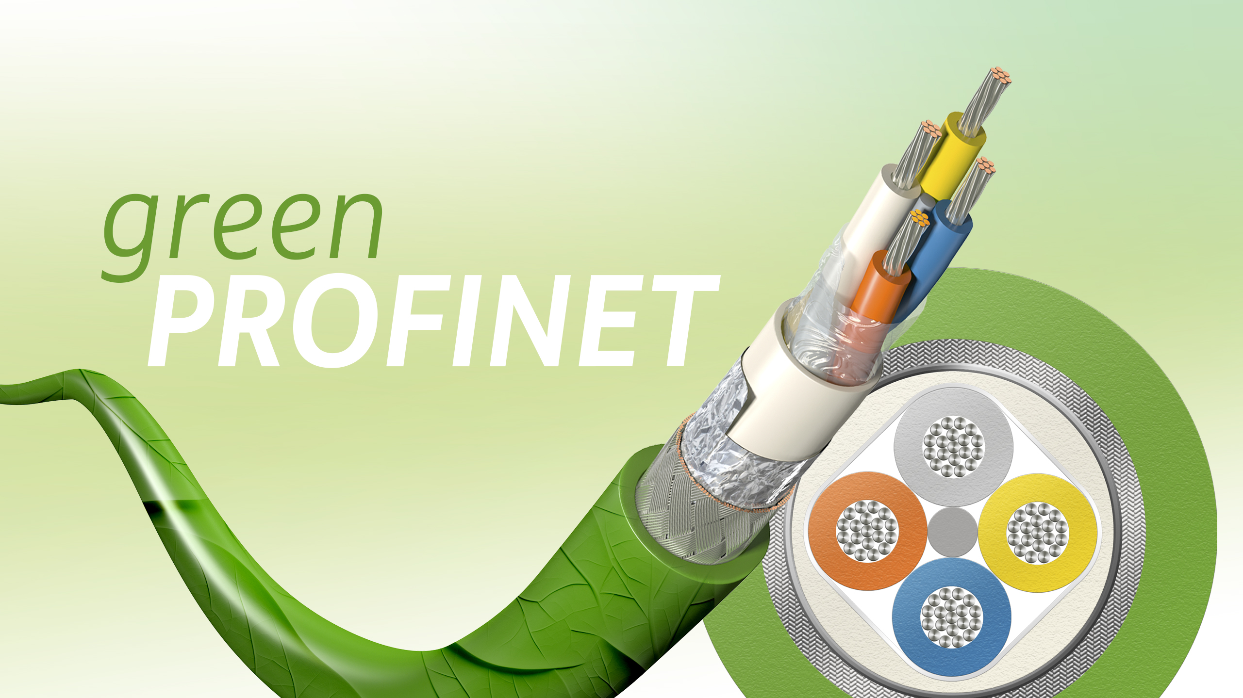 FieldLink® green PROFINET cables