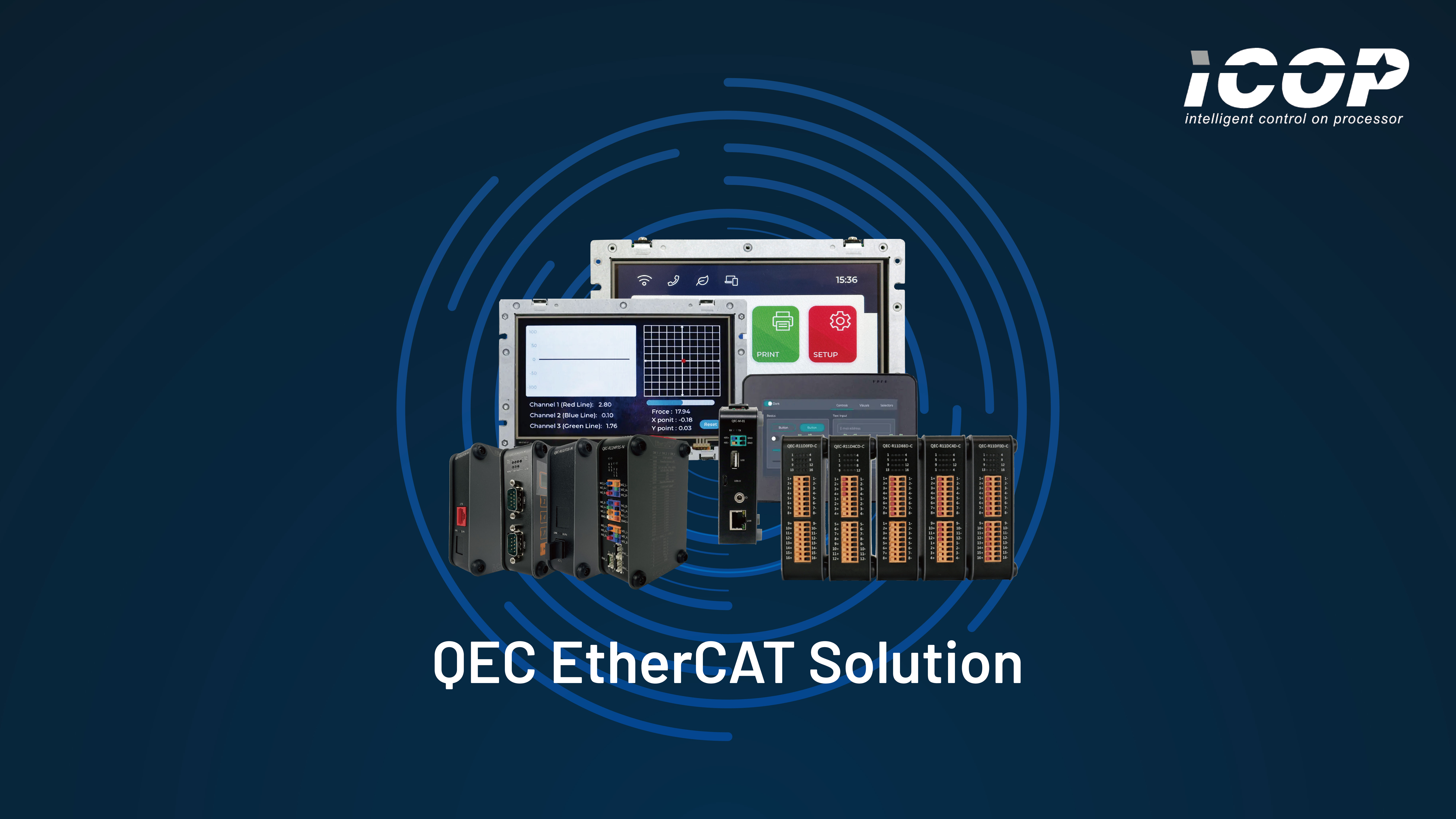 ICOP’s “QEC” EtherCAT Solution
