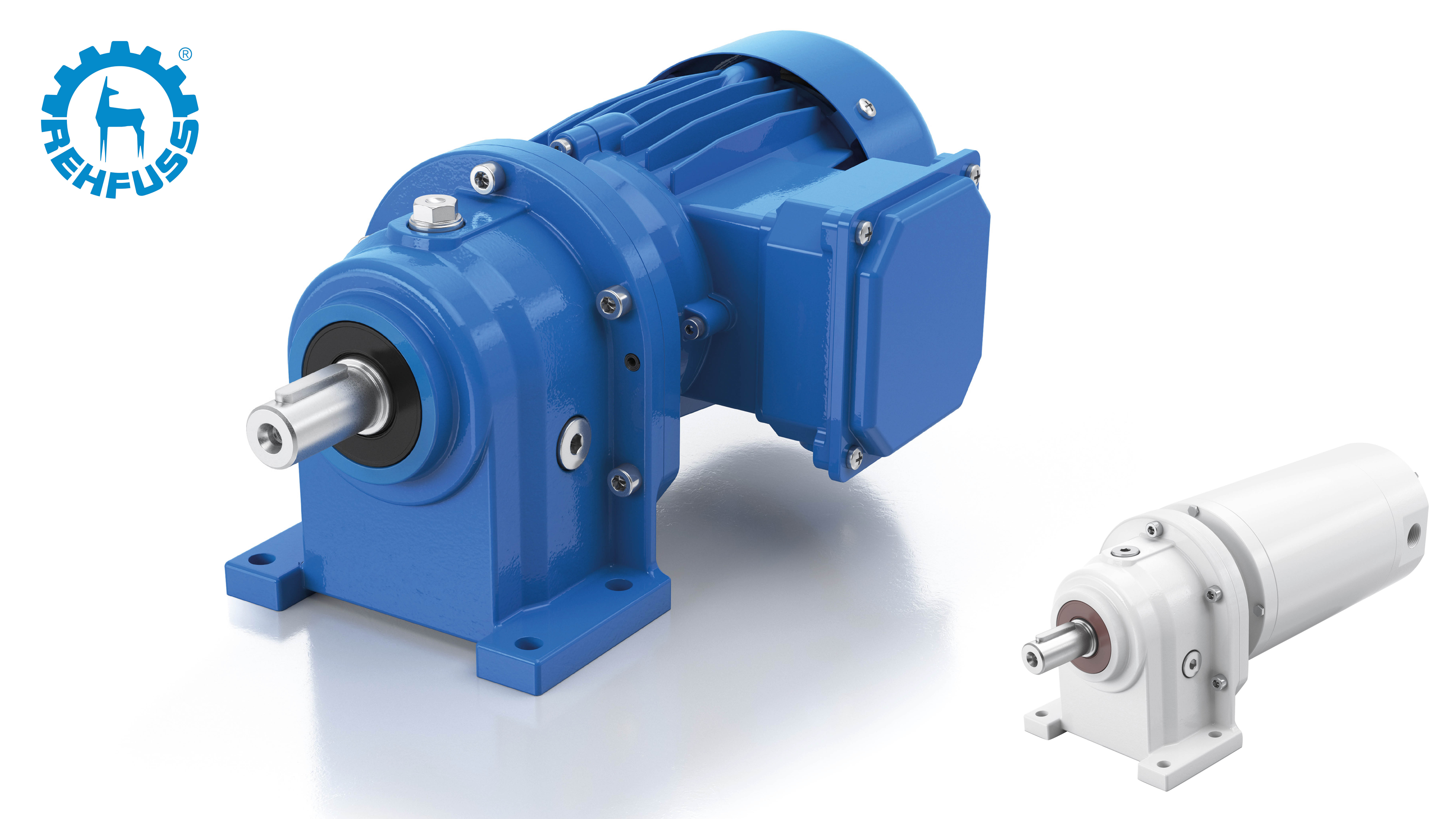 Helical gearboxes and helical geared motors