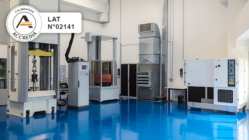 Accredited calibration laboratory LAT N.02141