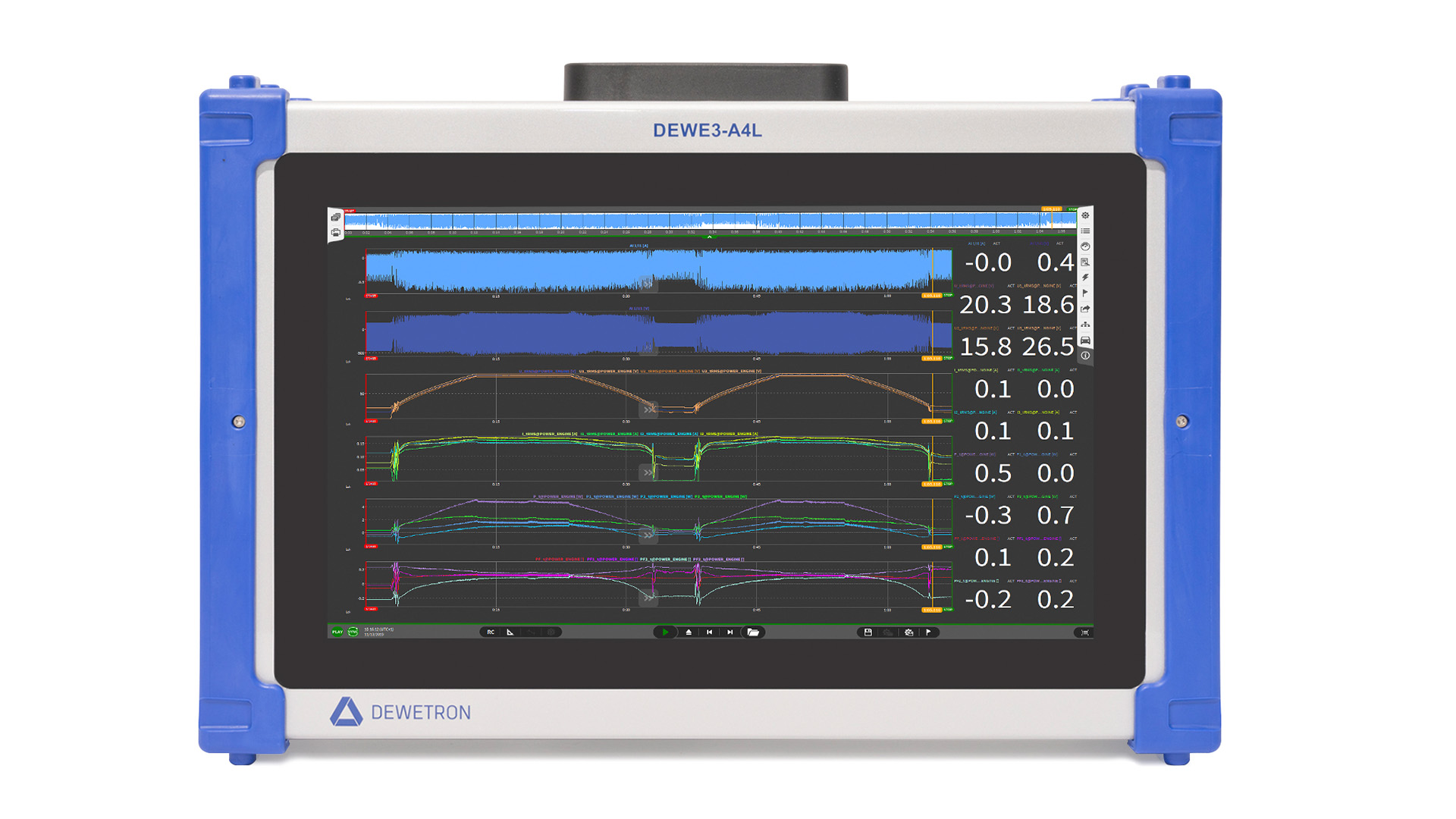 The portable and compact all-in-one system: DEWE3-A4L