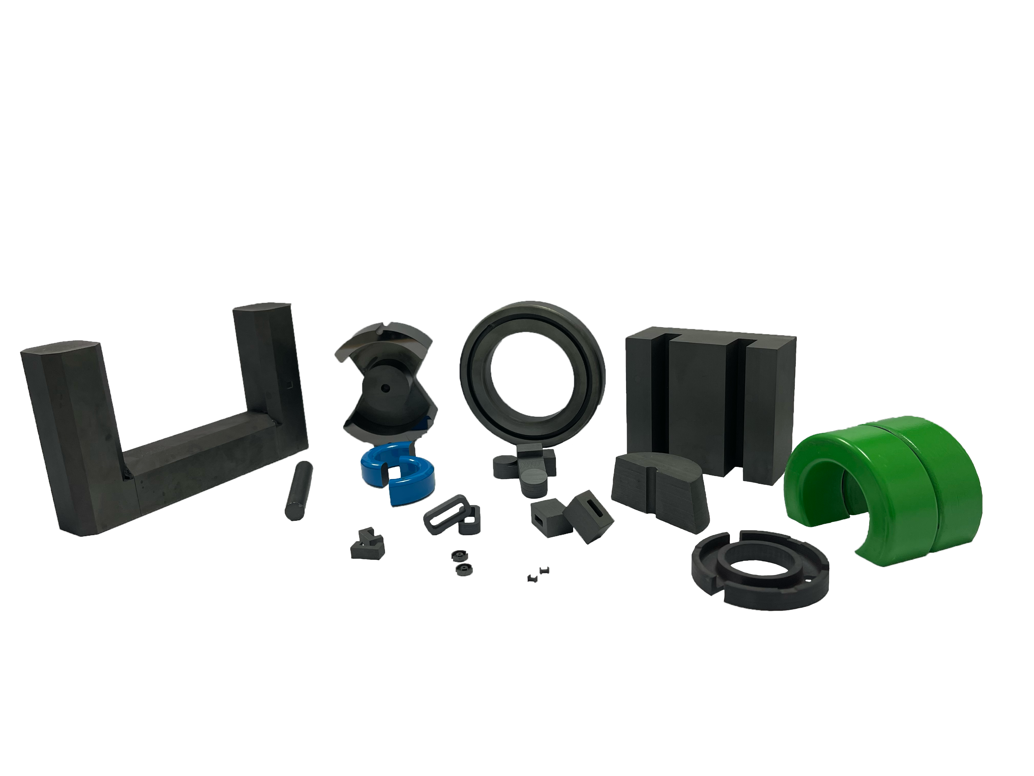 Custom Geometries from Ferrite Blocks