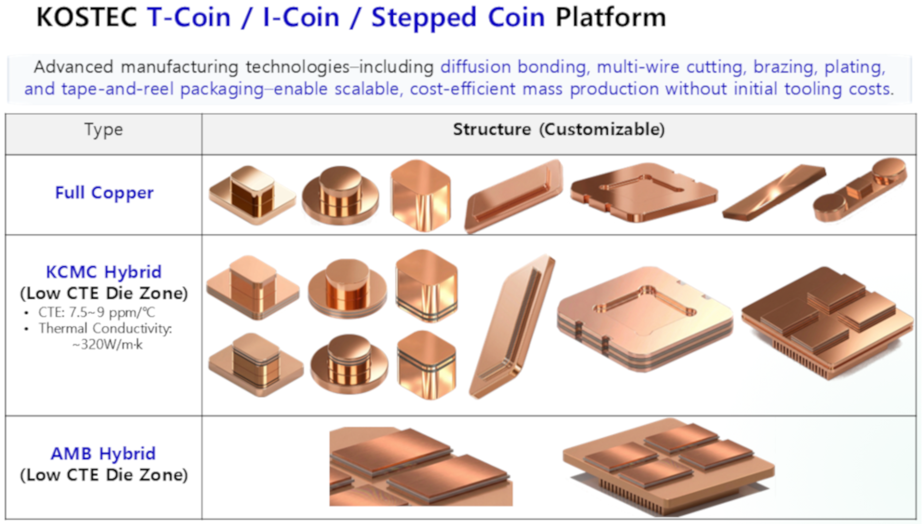 Embedded Copper Coin