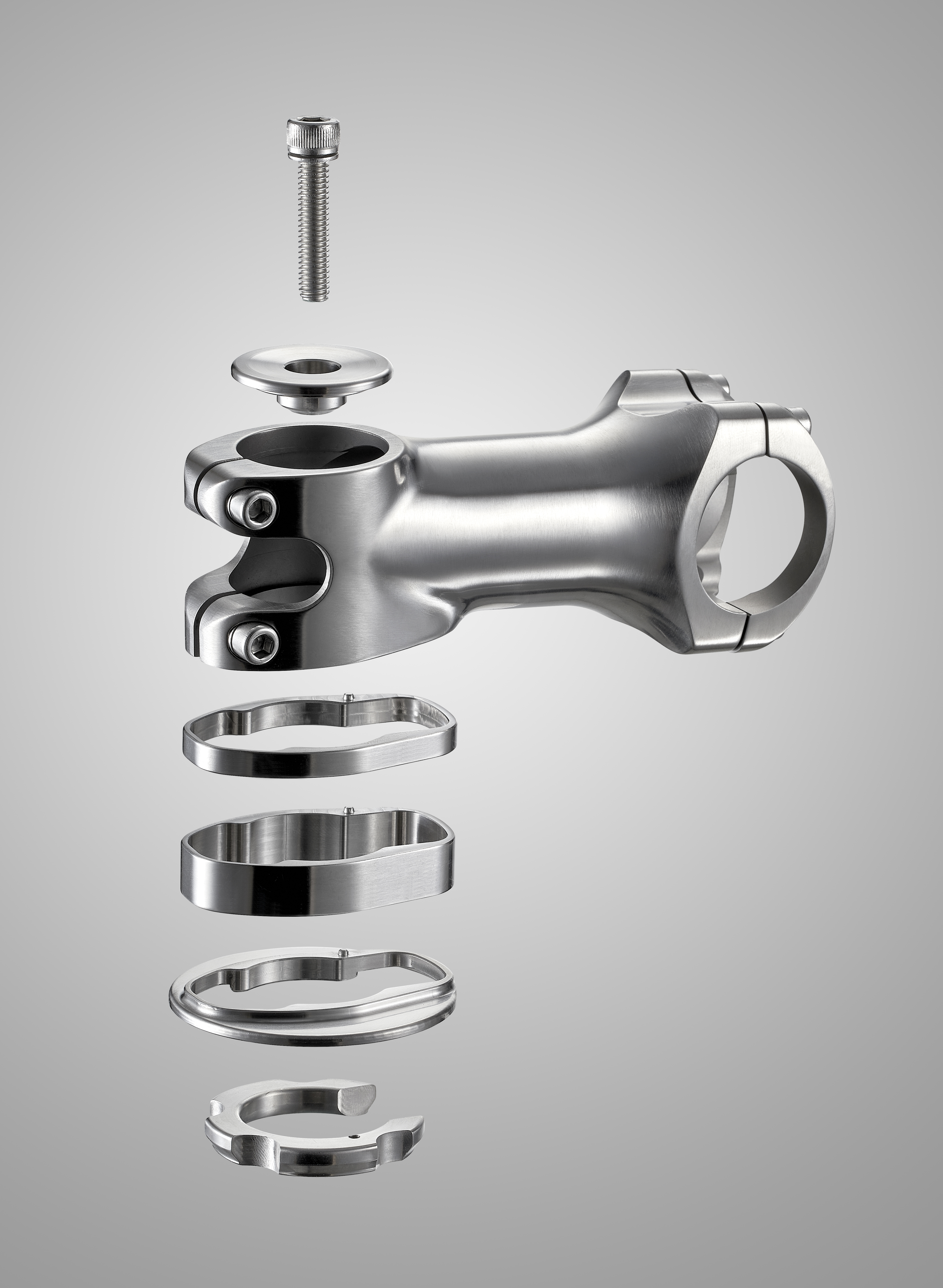 Titanium Internal Routing Stem