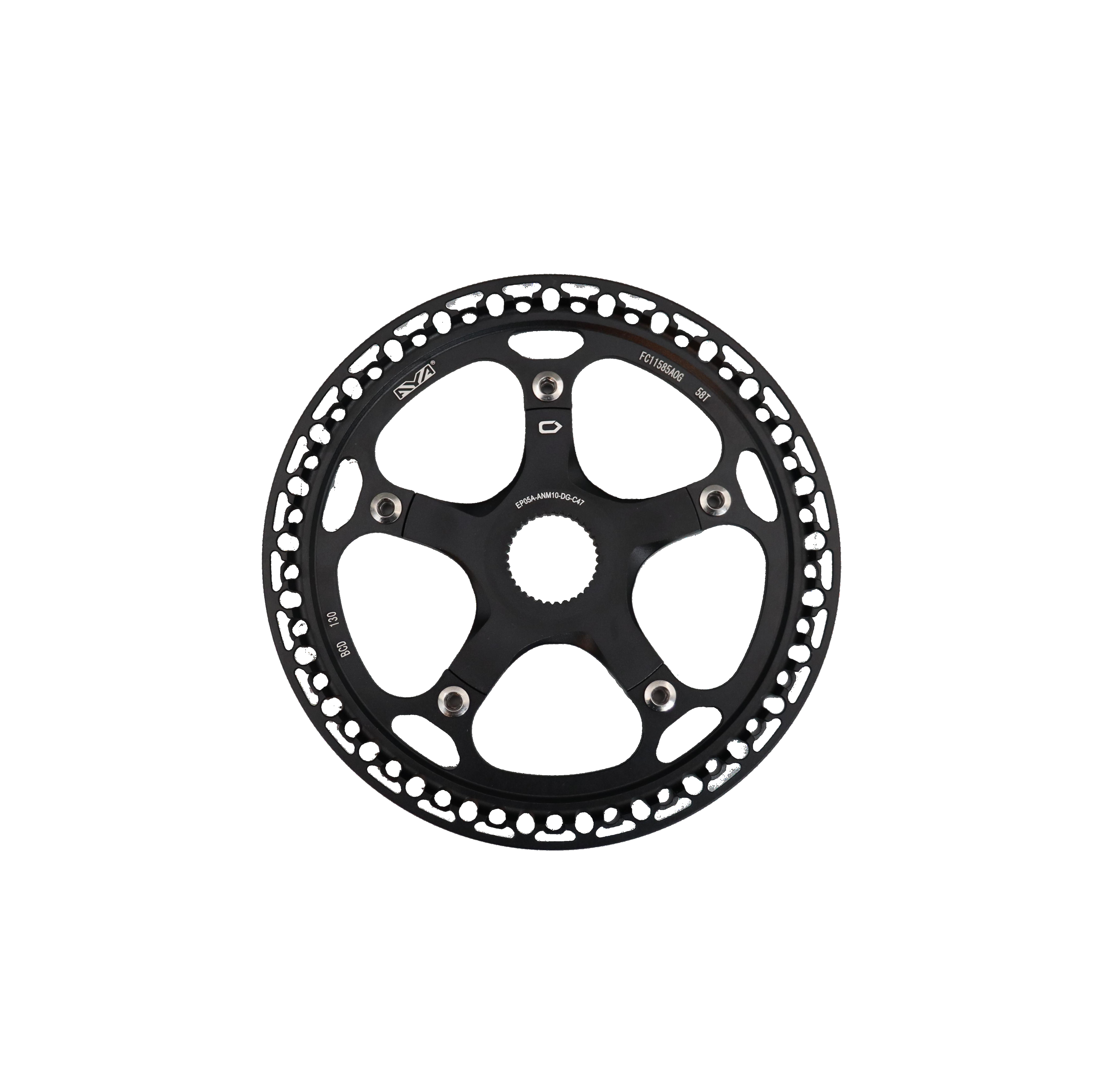 Front sprocket wint chainguard