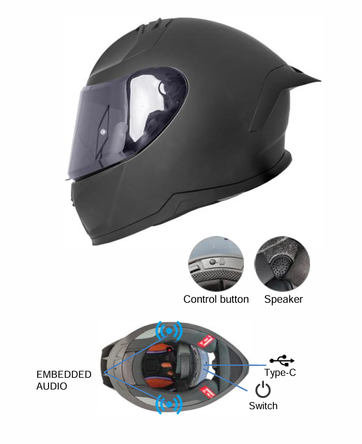 smart helmet- Motorcycle Helmet
