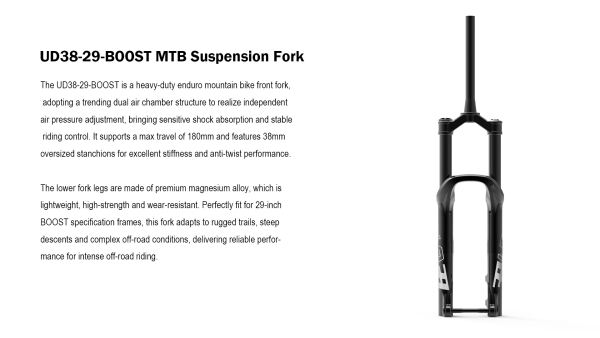 UD38 29BOOST MTB SUSPENSION FORK