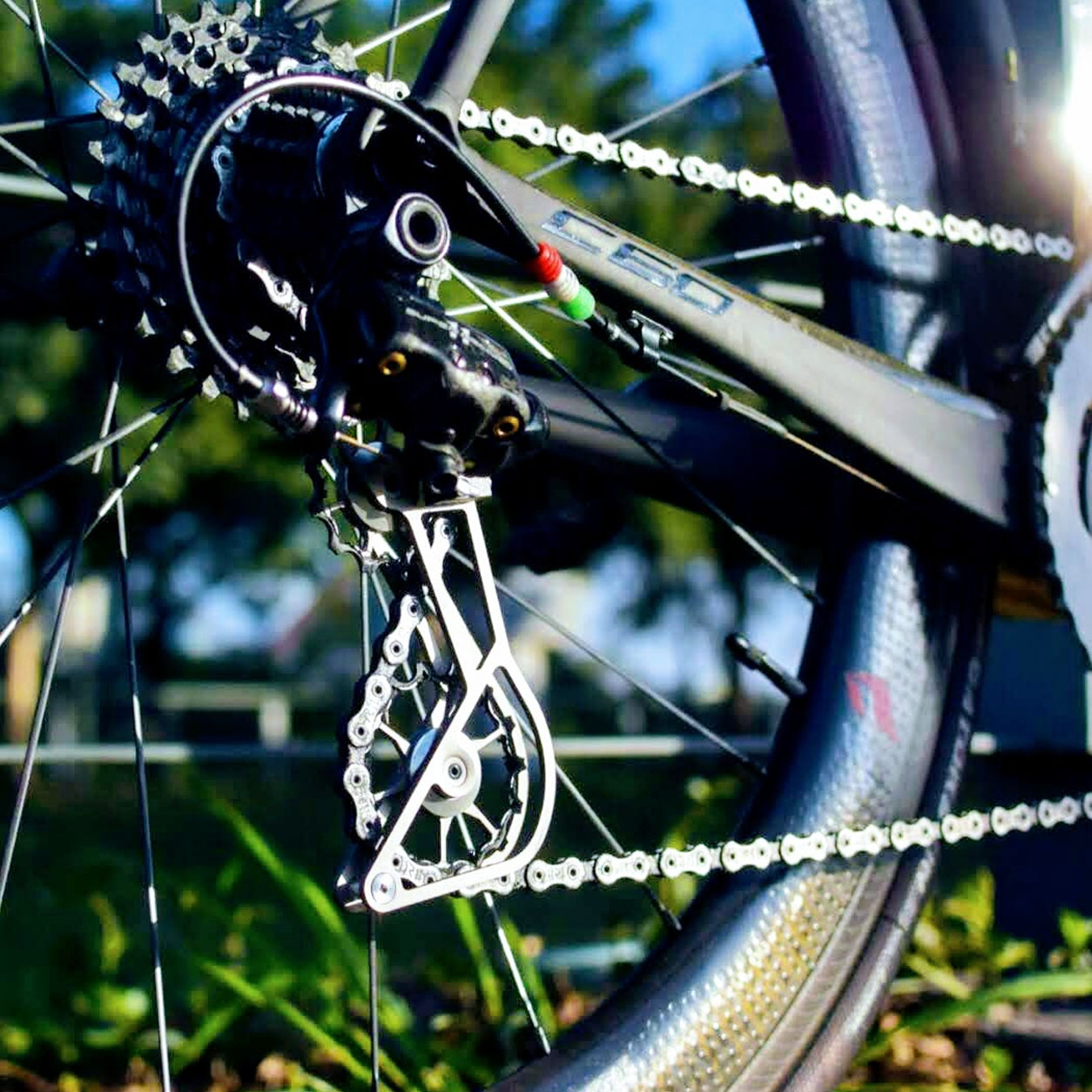 Titanium OverSize Pulley Derailleur Cage Kit