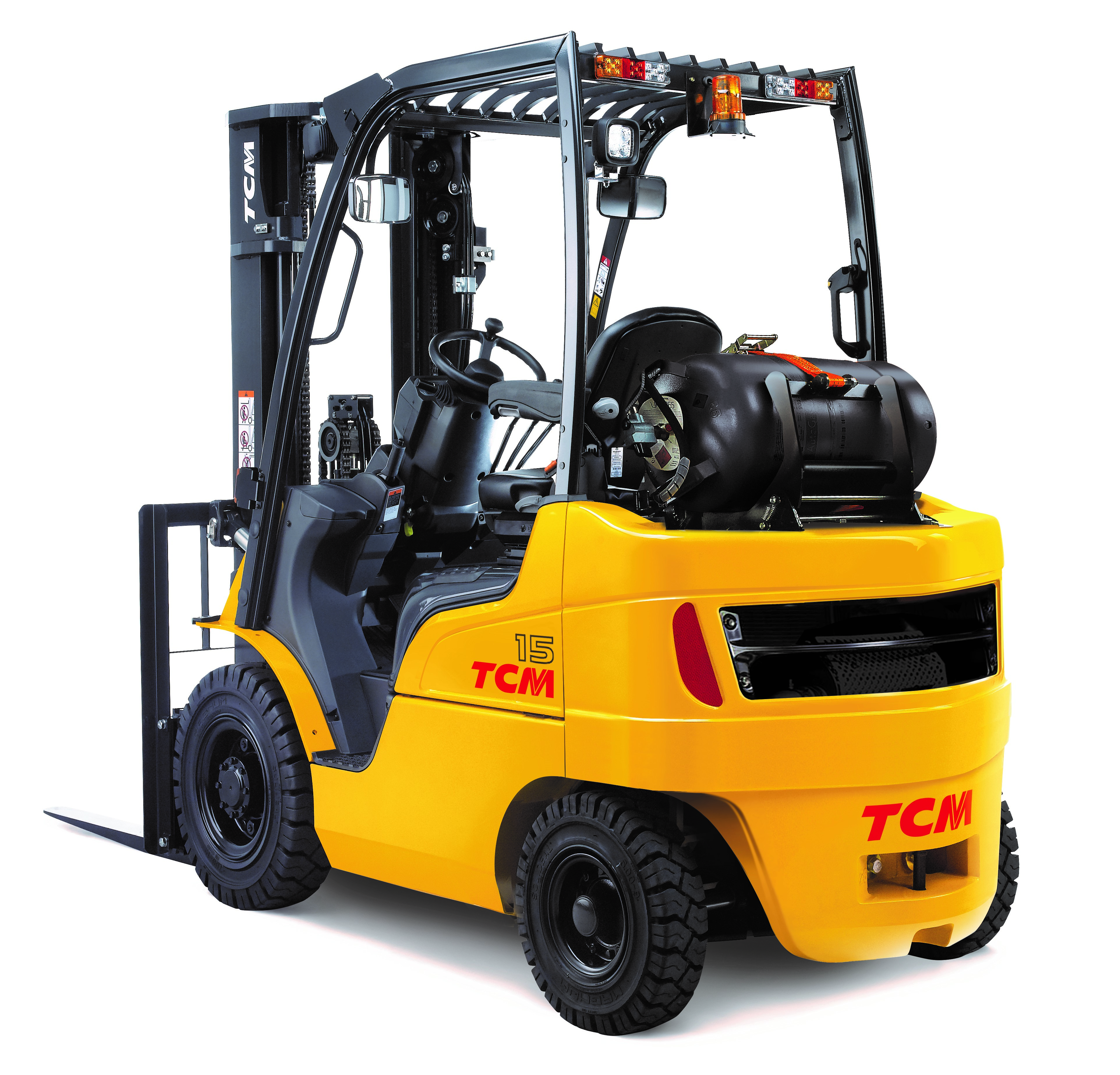TCM 4 Wheel Electric Counterbalance Lift Trucks