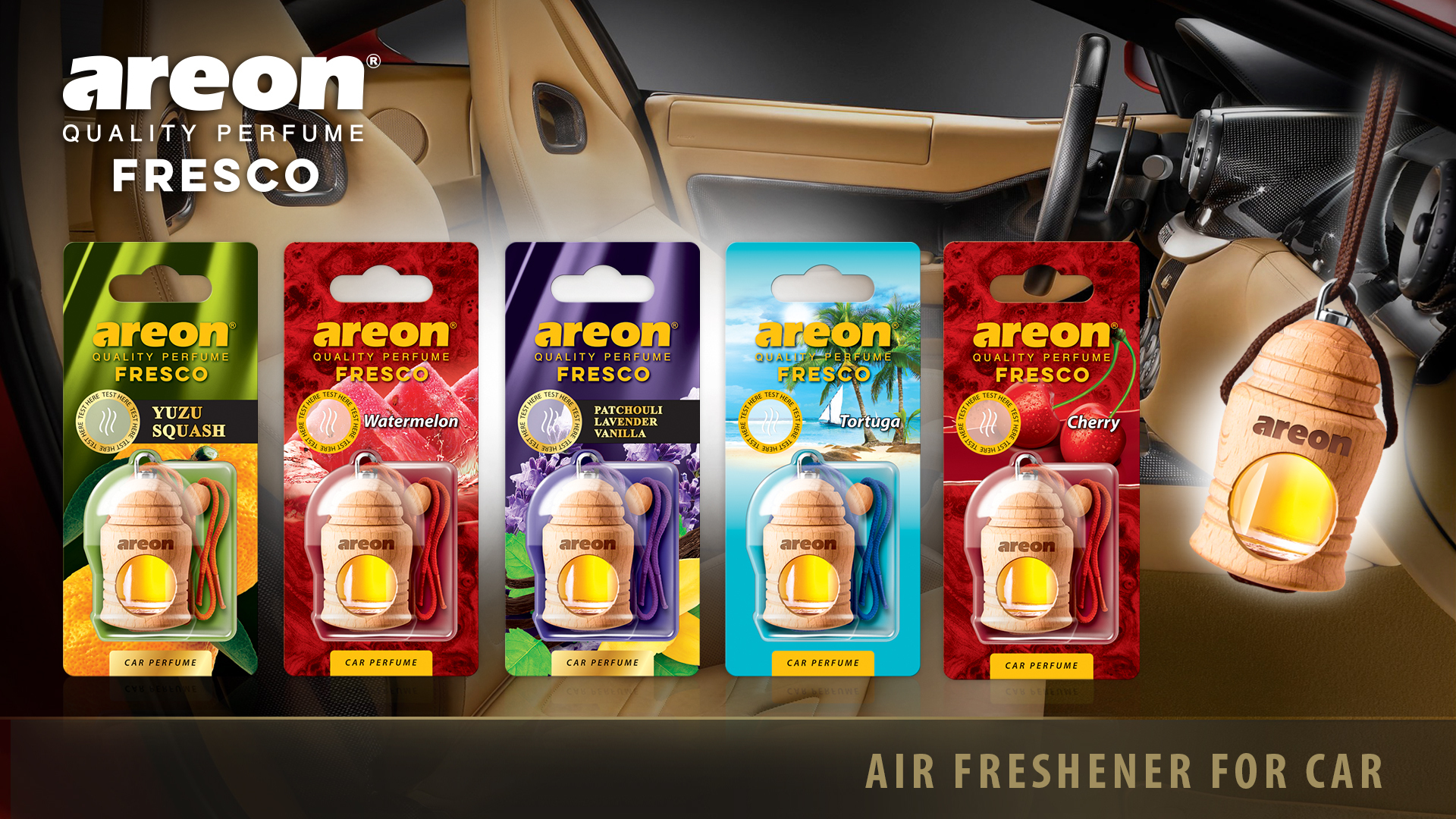 areon fresco car perfume