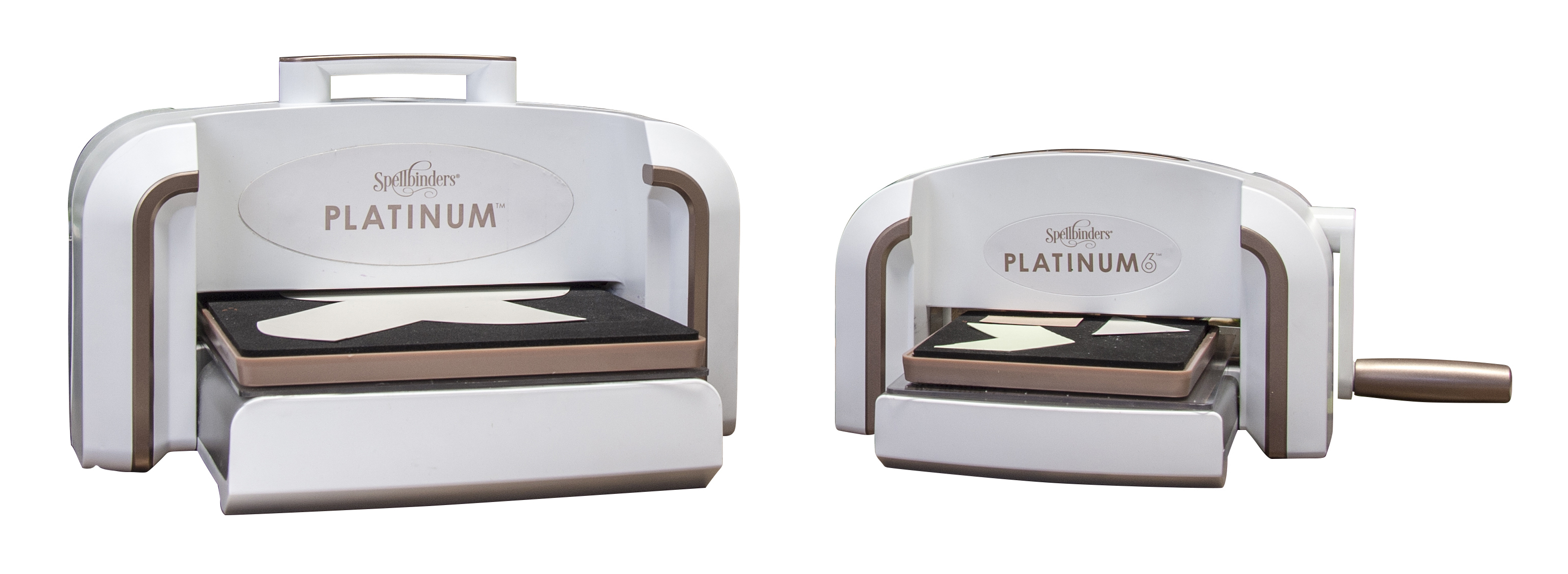  Spellbinders Platinum 8.5 Inch Platform Cutting Machine + Die,  White