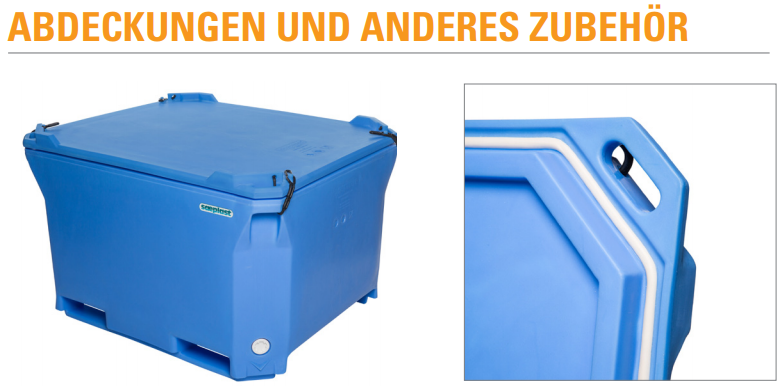 Seafood Containers  Sæplast - Insulated tubs and pallets